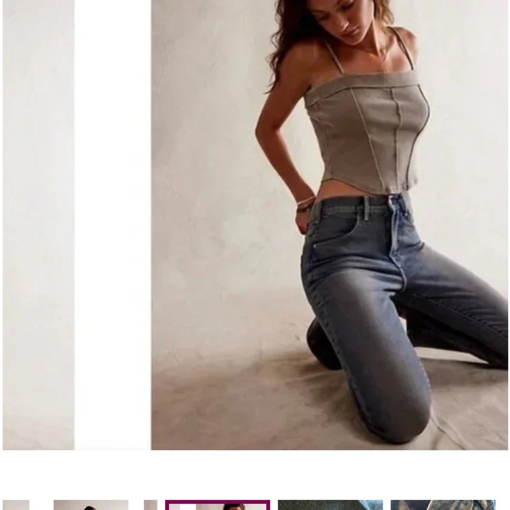We The Free  Low Maintenance Mid Rise Crop Boot Jeans